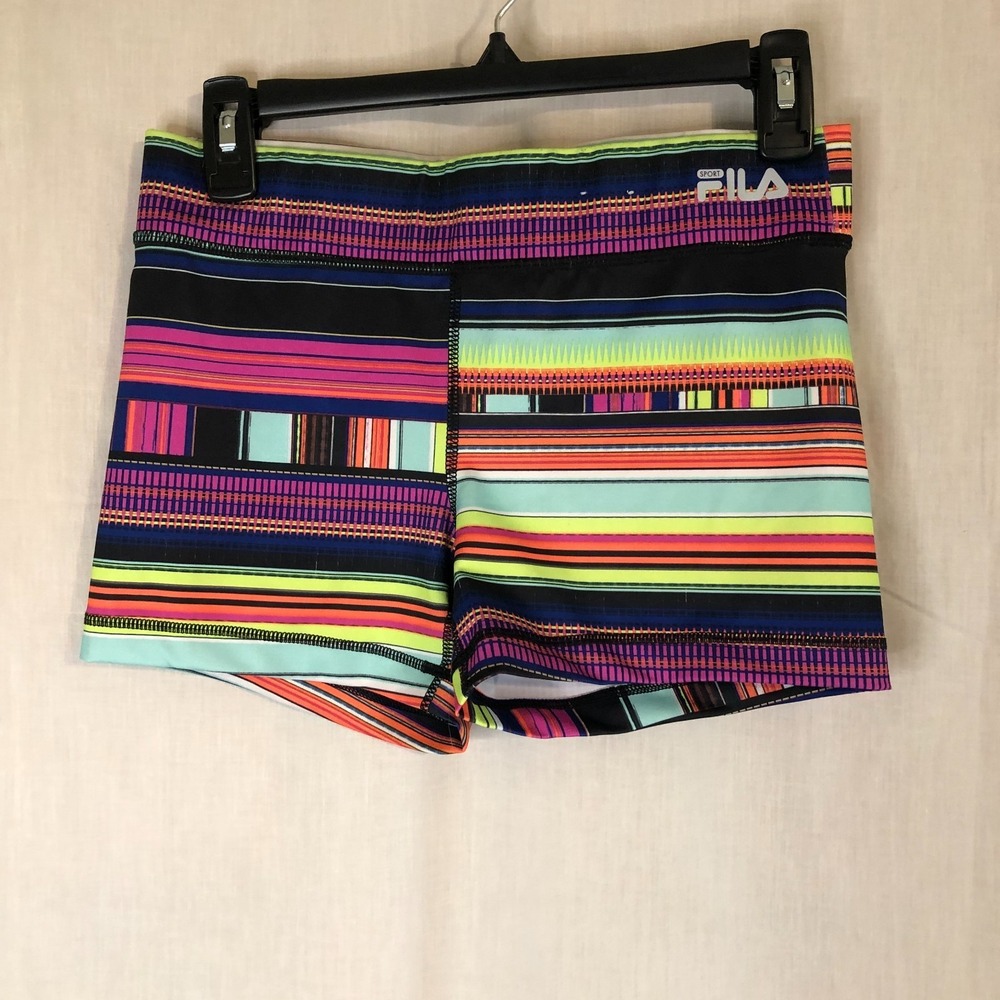FILA Sport  Womens Medium Pink Purple Running Shorts‎ Size Small Y2K